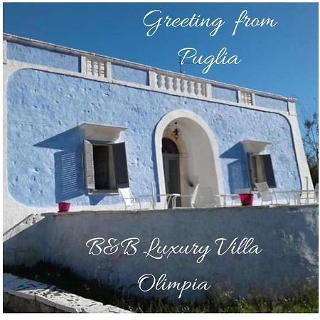 B&B Luxury Villa Olimpia Home Restaurant Selva Di Fasano Exteriér fotografie